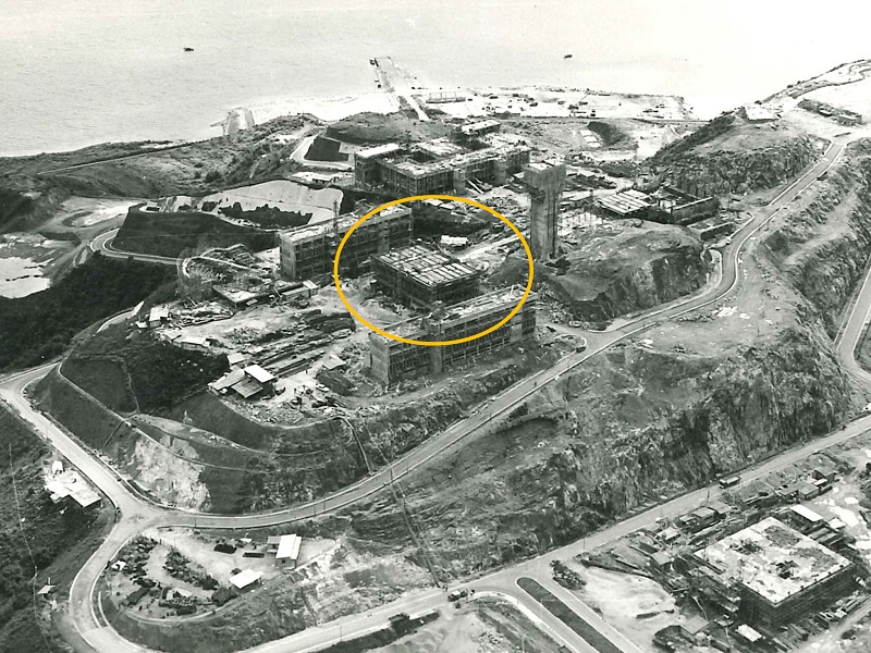 Construction Site of United College and Wu Chung Library (Photo Courtesy of University Archives, CUHK) Construction Site of United College and Wu Chung Library (Photo Courtesy of University Archives, CUHK)